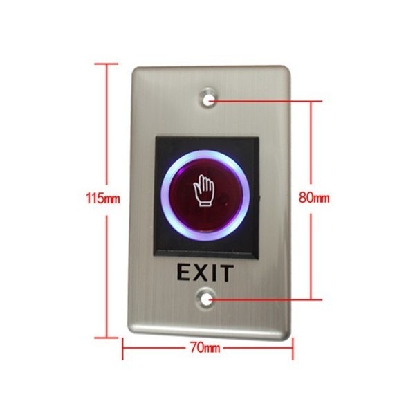 紅外線感應開關 按壓開門 門禁開關 門禁按鈕  非接觸式開門按鈕 按壓自動復位式 [台灣現貨 台灣保固]【森森機具】-細節圖3