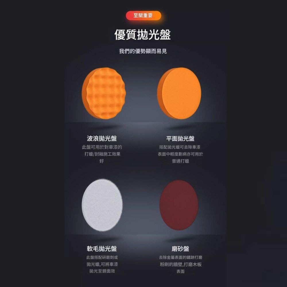 【Komori 森森機具】現貨 牧田款 21V汽車美容鋰電拋光機 汽車拋光機 拋光機 打磨機 研磨機 抛光機 磨光機-細節圖3