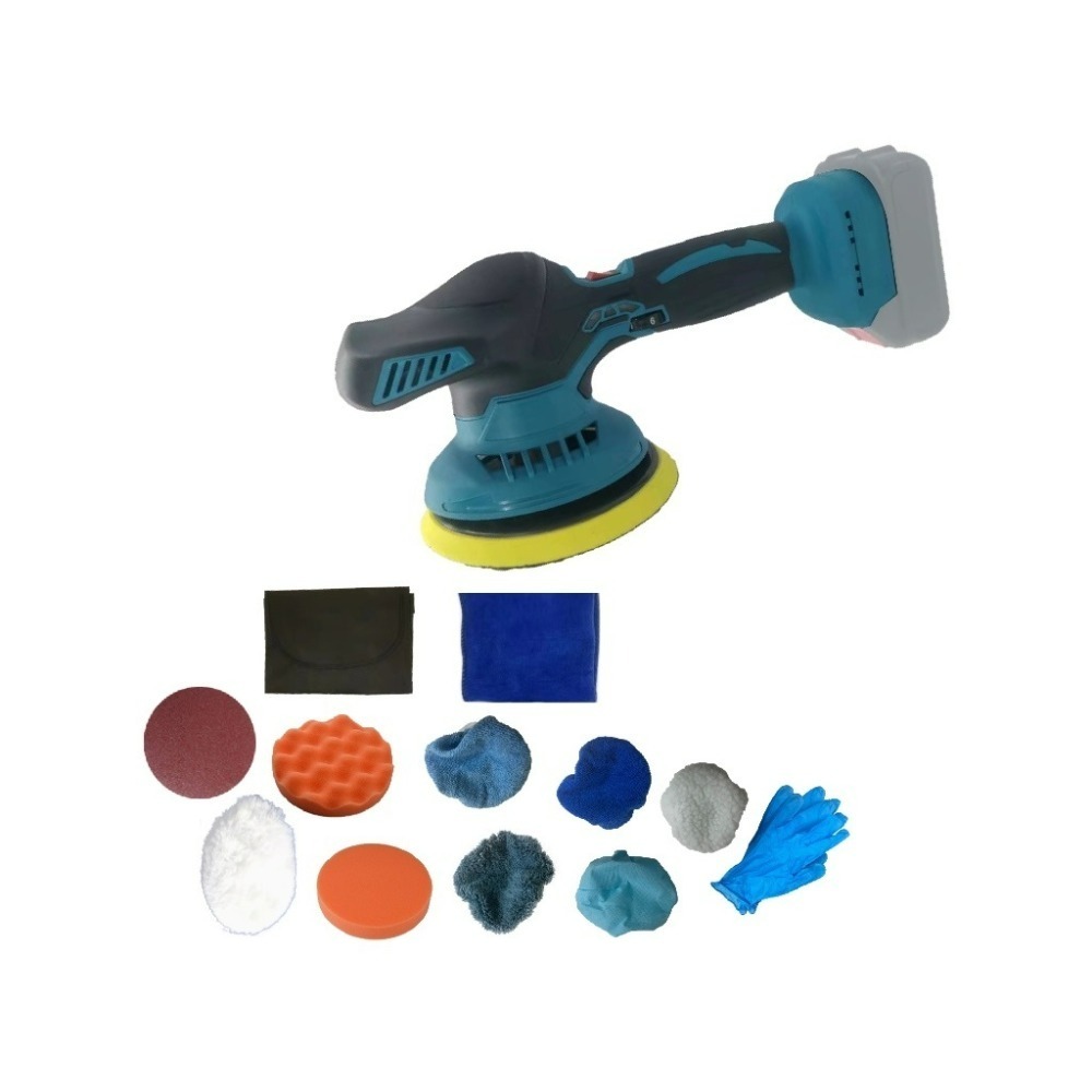 【Komori 森森機具】現貨 牧田款 21V汽車美容鋰電拋光機 汽車拋光機 拋光機 打磨機 研磨機 抛光機 磨光機-規格圖7