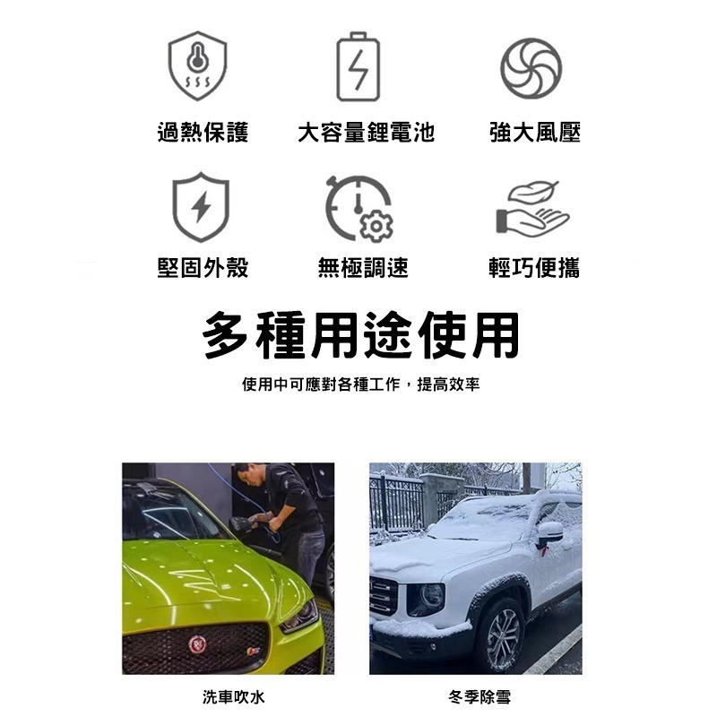 【Komori 森森機具】現貨 風暴機 渦輪風扇 暴力風扇 暴力鼓風機 暴力渦輪鼓風機 吹風機 鼓風機 牧田 18V通用-細節圖9