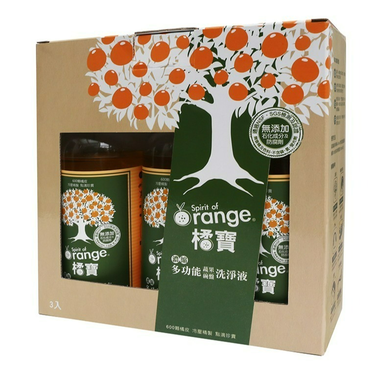 橘寶 濃縮多功能洗淨液(300ml)彩盒-細節圖2