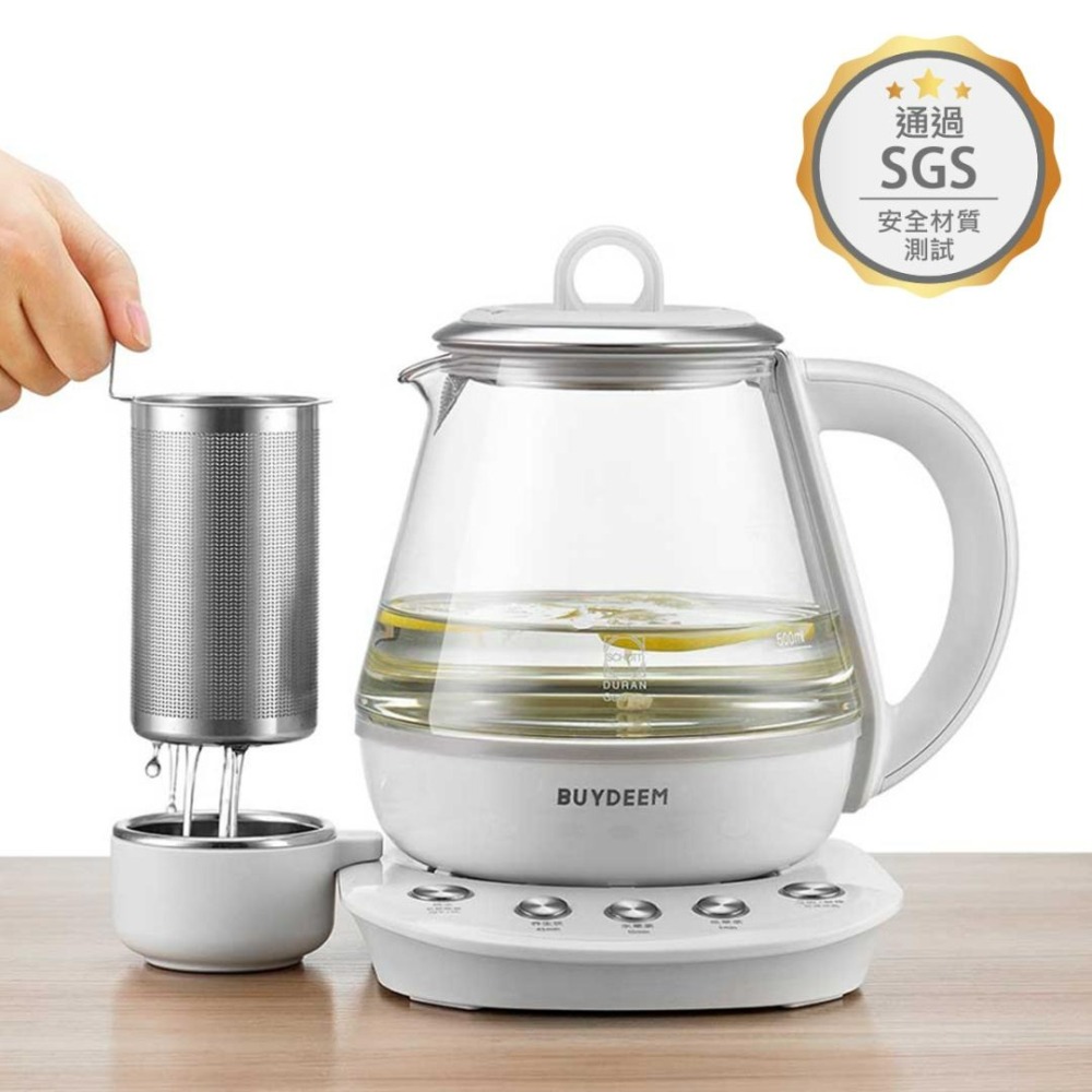BUYDEEM北鼎多功能烹煮壺-1L(白色)-細節圖3