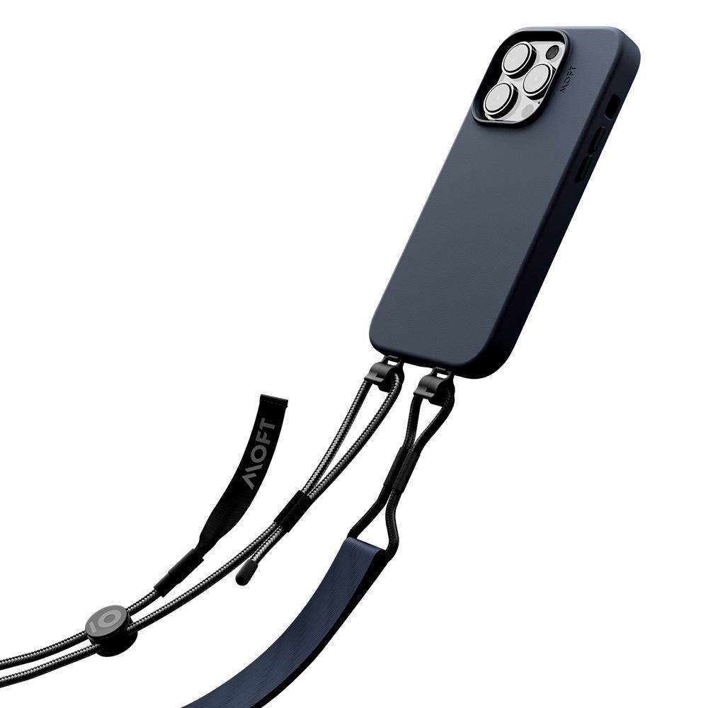 美國 MOFT 磁吸皮革防摔手機殼 + 可調節掛繩 iPhone 14 Pro 套組-細節圖5