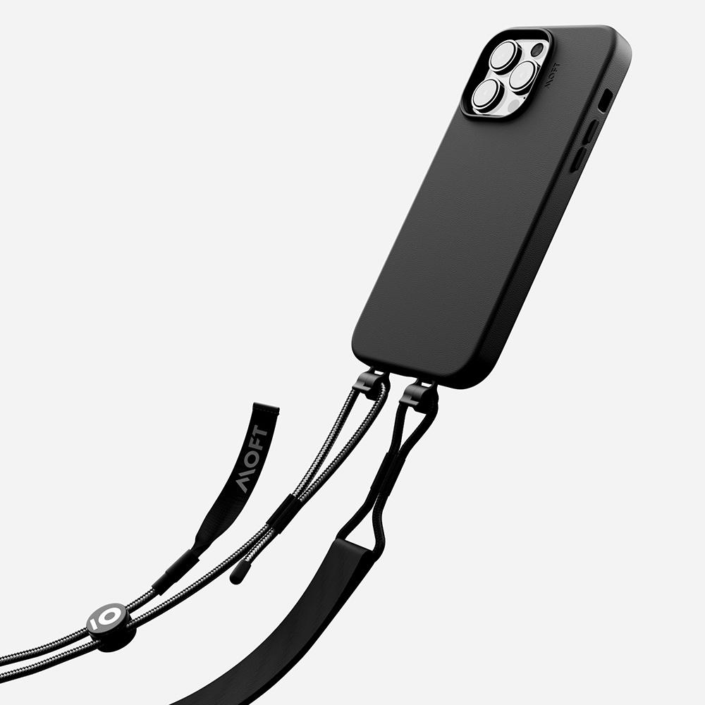美國 MOFT 磁吸皮革防摔手機殼 + 可調節手機掛繩 iPhone 14 Pro Max (套組)-細節圖6