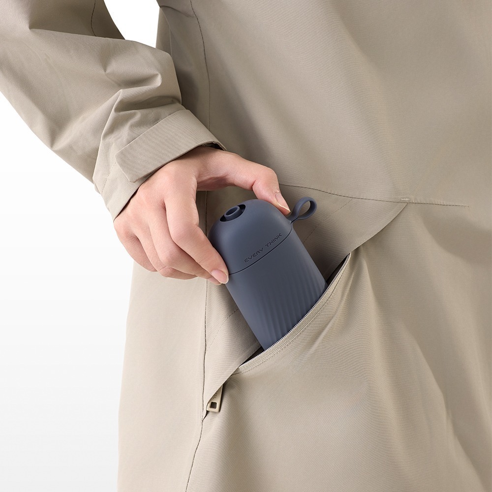 EVERY THINK｜捲捲充氣護頸枕 口袋旅行枕 10秒快速充氣 環繞支撐 軟硬可調 多色可選-細節圖9