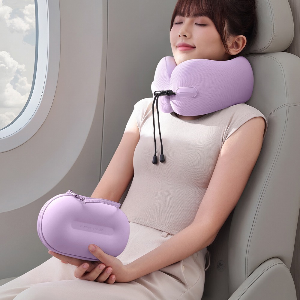 EVERY THINK｜膠囊包U型枕 護頸支撐 輕巧收納 一拎就走 多色可選-細節圖7