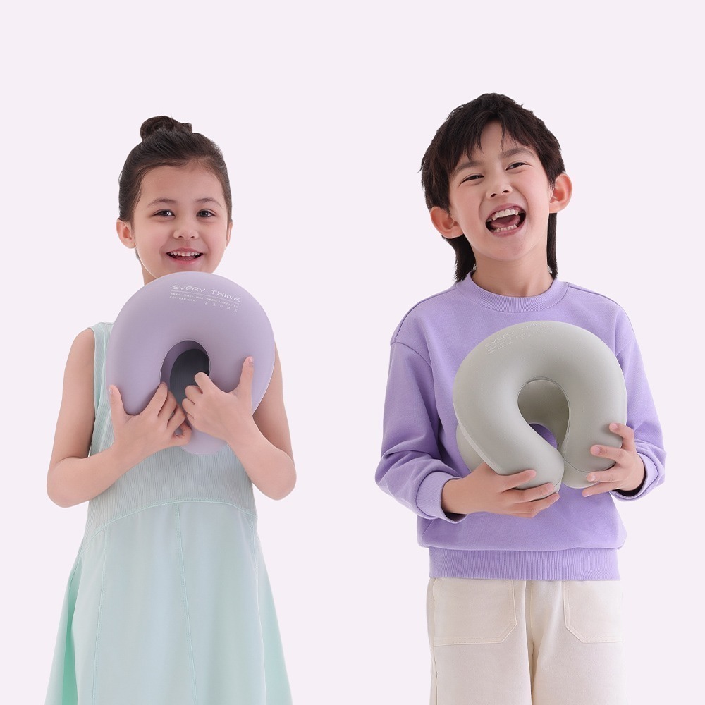 EVERY THINK｜環形趴睡枕(兒童用) 黃金45度角 呵護頸椎 午休必備 三色可選-細節圖8