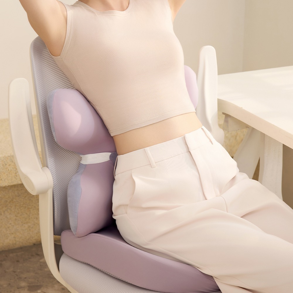 EVERY THINK｜蝴蝶護腰靠枕 (升級款) 雙蝶翼環抱設計 精準護腰 舒適支撐-細節圖3