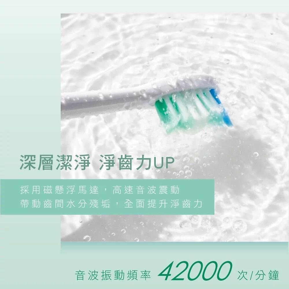 【KINYO】漸層音波電動牙刷(ETB-820) 附刷頭x2 杜邦刷毛 IPX7 | 牙周保健-細節圖2