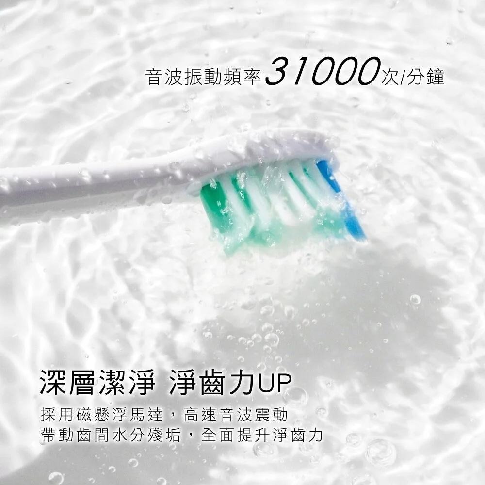 【KINYO】充電式音波電動牙刷 (ETB-830) 附刷頭x2 杜邦刷毛 IPX7 | 牙周保健 牙齒-細節圖2