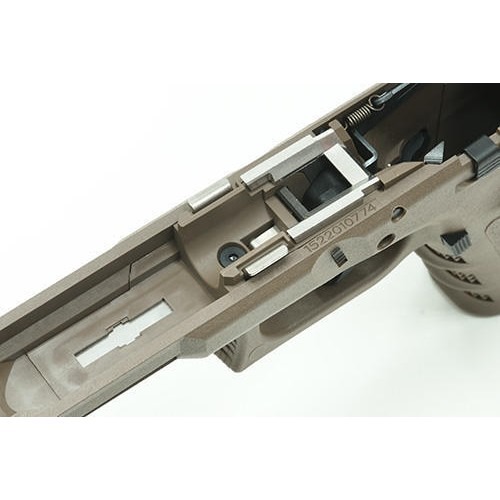 《HT》警星 GLK-189(FDE) 新世代強化槍身用 軌道總成 沙色 For MARUI G19-細節圖2