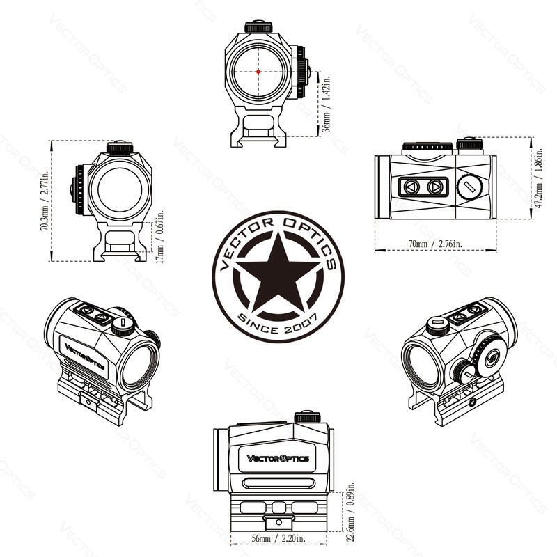 《HT》Vector Optics 維特 SCRD-46 SCRAPPER 1X25 2MOA 內紅點-細節圖4