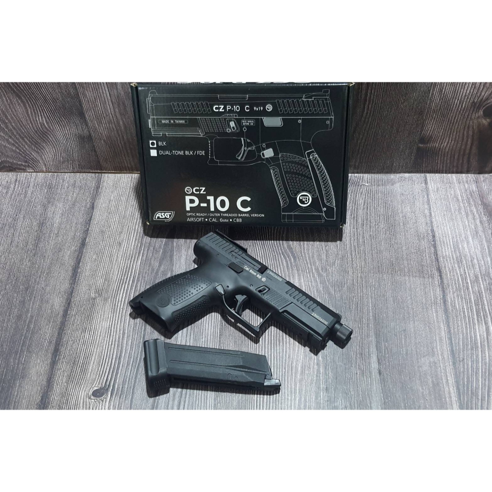 《HT》ASG CZ P-10C CO2 短槍 豪華版/終極版/槍套版 黑色 19593-細節圖4