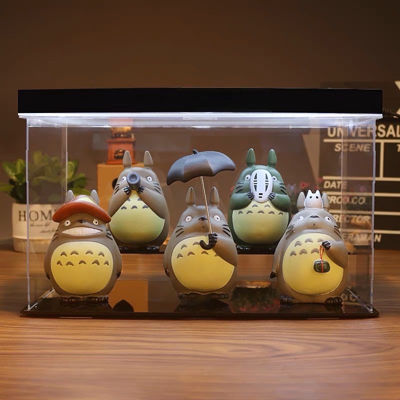 TOTORO 吉卜力 宮崎駿 龍貓 魔女宅急便 黑貓 琪琪 吉吉 龍貓巴士 無臉男 卡通 公仔 玩具 擺件 動漫-細節圖2