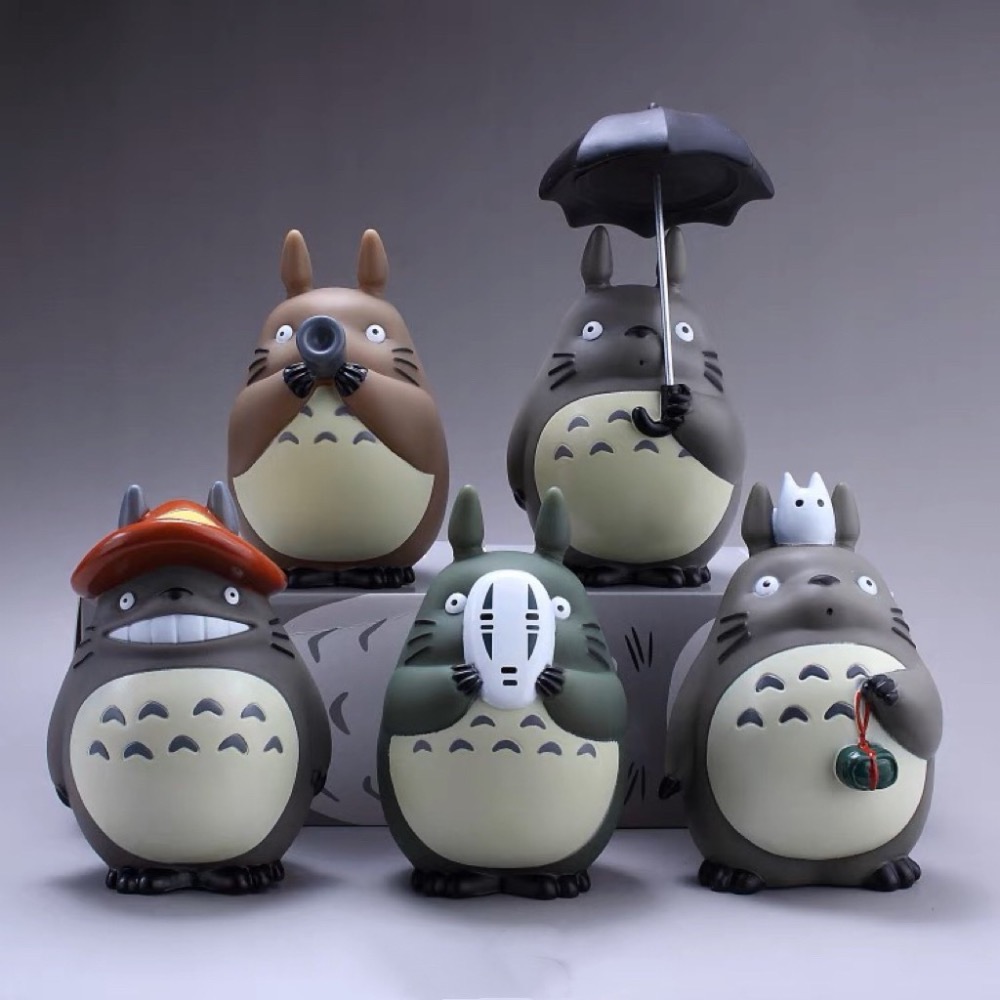 TOTORO 吉卜力 宮崎駿 龍貓 魔女宅急便 黑貓 琪琪 吉吉 龍貓巴士 無臉男 卡通 公仔 玩具 擺件 動漫-細節圖5