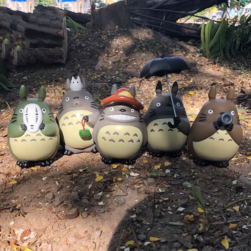 TOTORO 吉卜力 宮崎駿 龍貓 魔女宅急便 黑貓 琪琪 吉吉 龍貓巴士 無臉男 卡通 公仔 玩具 擺件 動漫-細節圖8