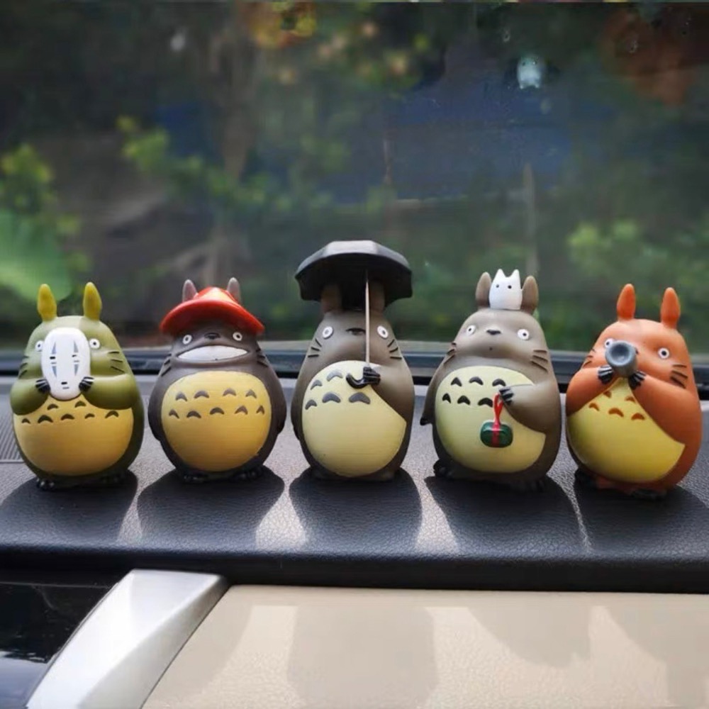 TOTORO 吉卜力 宮崎駿 龍貓 魔女宅急便 黑貓 琪琪 吉吉 龍貓巴士 無臉男 卡通 公仔 玩具 擺件 動漫-細節圖9