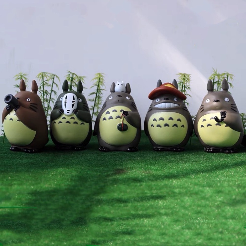 TOTORO 吉卜力 宮崎駿 龍貓 魔女宅急便 黑貓 琪琪 吉吉 龍貓巴士 無臉男 卡通 公仔 玩具 擺件 動漫-細節圖10