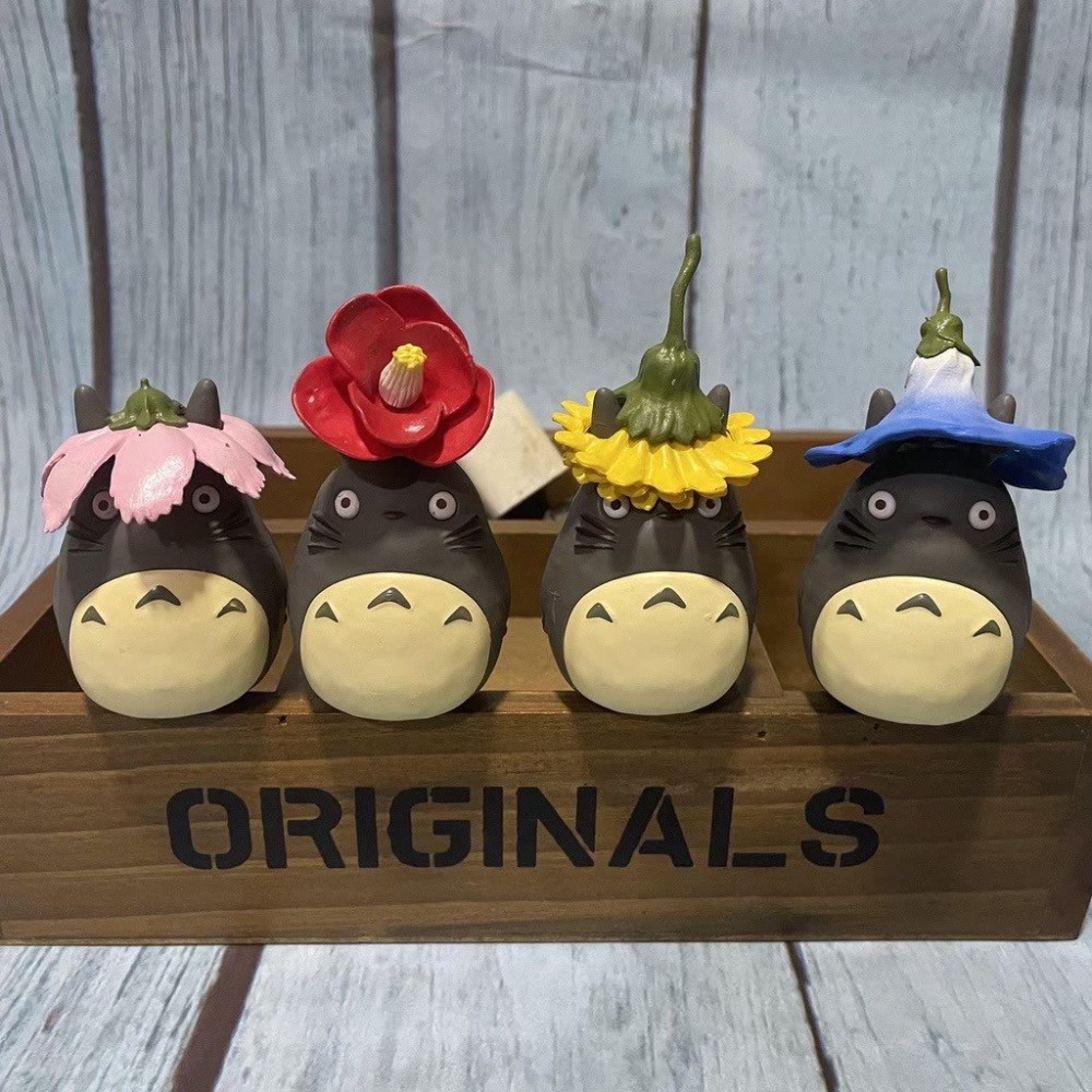 TOTORO 吉卜力 宮崎駿 龍貓 魔女宅急便 黑貓 無臉男 四季 春夏秋冬 送禮 禮物 擺件 可愛 公仔 卡通-細節圖5