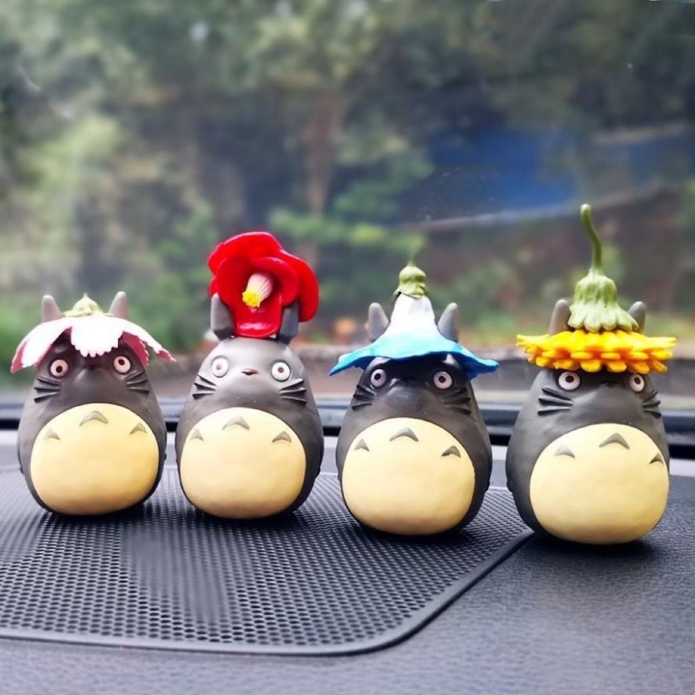 TOTORO 吉卜力 宮崎駿 龍貓 魔女宅急便 黑貓 無臉男 四季 春夏秋冬 送禮 禮物 擺件 可愛 公仔 卡通-細節圖6