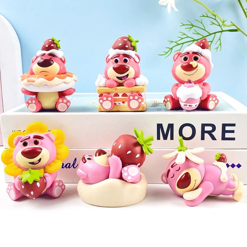 Disney 迪士尼 皮克斯 玩具總動員 草莓熊 胡迪 巴斯光年 翠絲 熊抱哥 彈簧狗 三眼怪 玩具 公仔 擺件 蛋糕-細節圖11