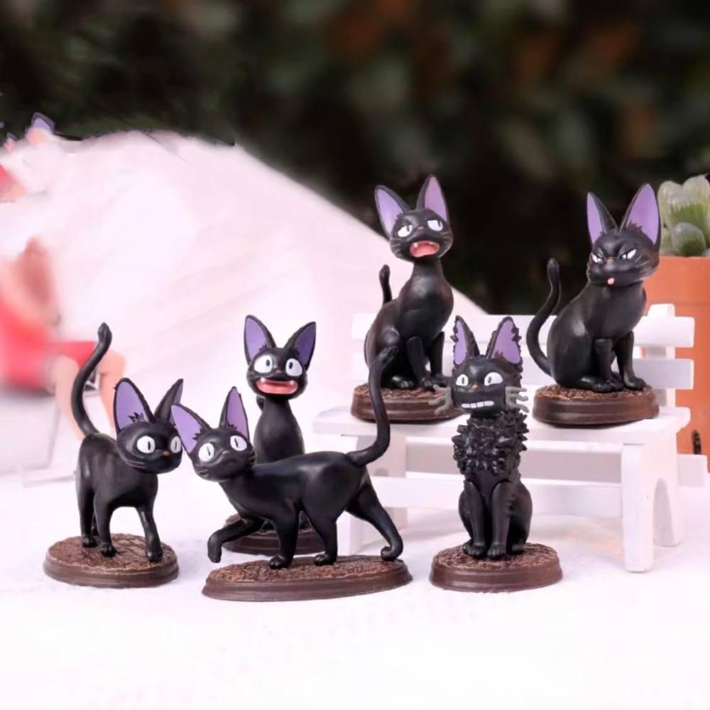 TOTORO 宮崎駿 龍貓 吉吉 琪琪 黑貓 魔女宅急便 模型 公仔 擺件 擺飾 卡通 創意 可愛 療癒 蛋糕 禮物-細節圖3