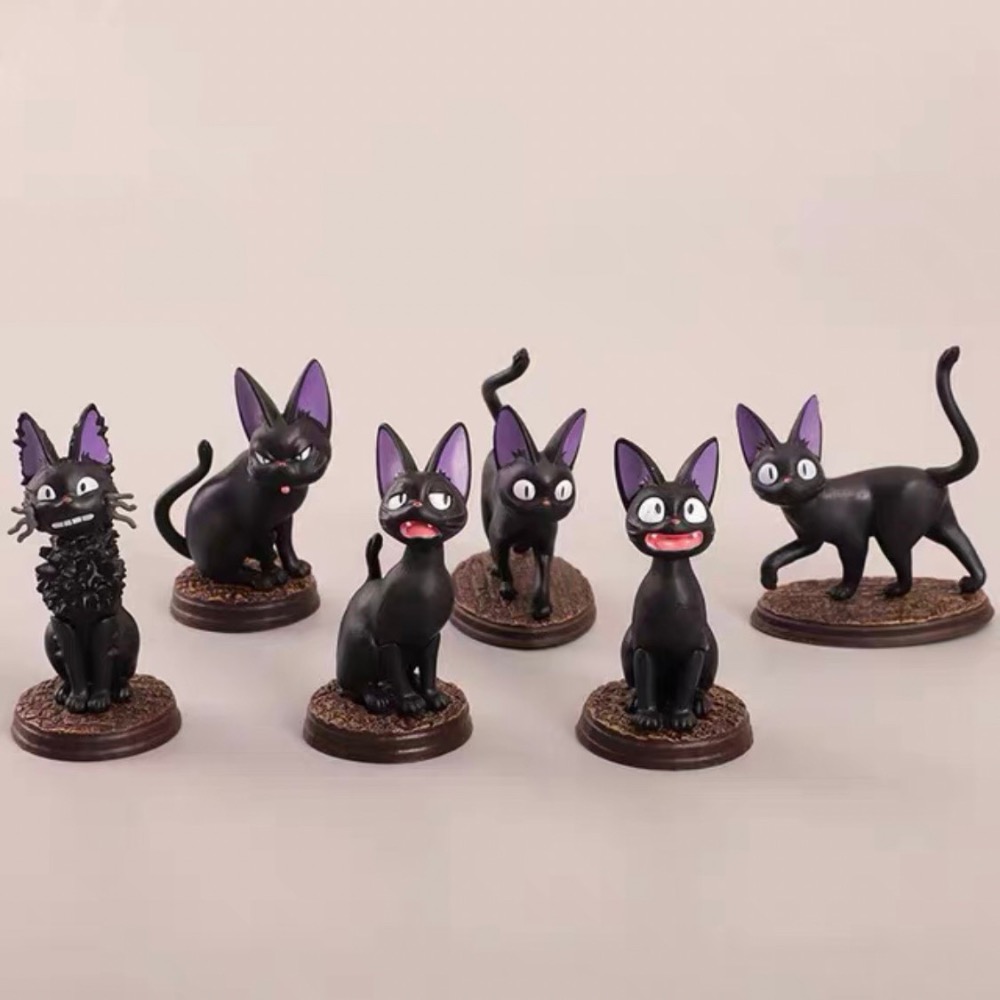 TOTORO 宮崎駿 龍貓 吉吉 琪琪 黑貓 魔女宅急便 模型 公仔 擺件 擺飾 卡通 創意 可愛 療癒 蛋糕 禮物-細節圖6