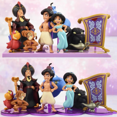 迪士尼 Disney 天方夜譚 阿拉丁神燈 茉莉公主 精靈 艾格 阿布 賈方 魔毯 玩具 擺件 公仔 魔法 療癒