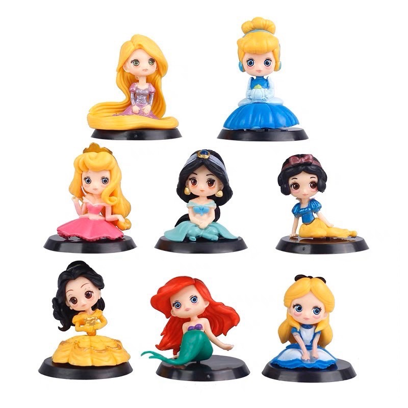 迪士尼 Disney 貝兒 美女與野獸 阿拉丁 茉莉 睡美人 奧蘿拉 白雪公主 愛麗絲 灰姑娘 仙度瑞拉 愛麗兒 公仔-細節圖2