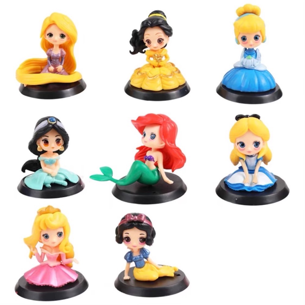 迪士尼 Disney 貝兒 美女與野獸 阿拉丁 茉莉 睡美人 奧蘿拉 白雪公主 愛麗絲 灰姑娘 仙度瑞拉 愛麗兒 公仔-細節圖3