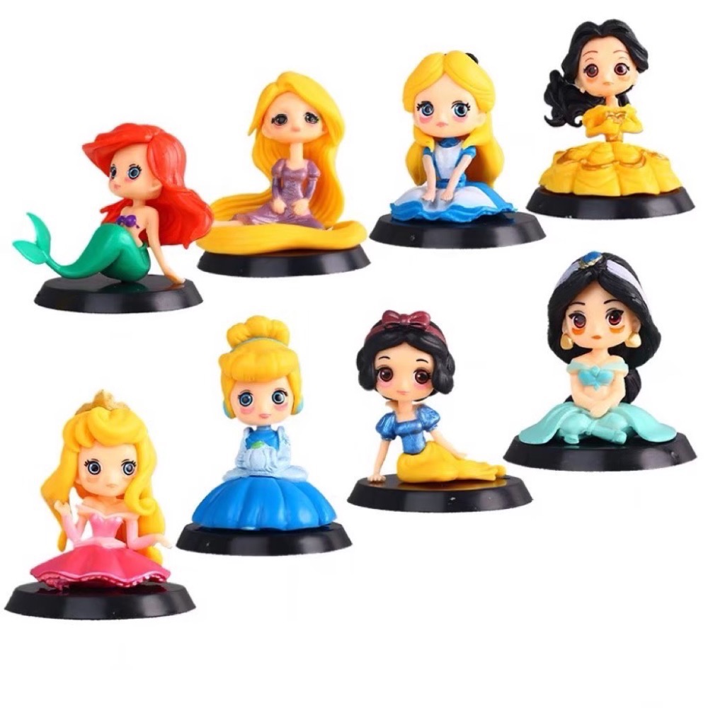迪士尼 Disney 貝兒 美女與野獸 阿拉丁 茉莉 睡美人 奧蘿拉 白雪公主 愛麗絲 灰姑娘 仙度瑞拉 愛麗兒 公仔-細節圖5