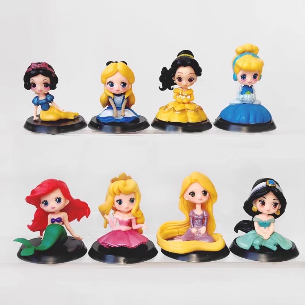 迪士尼 Disney 貝兒 美女與野獸 阿拉丁 茉莉 睡美人 奧蘿拉 白雪公主 愛麗絲 灰姑娘 仙度瑞拉 愛麗兒 公仔-細節圖6