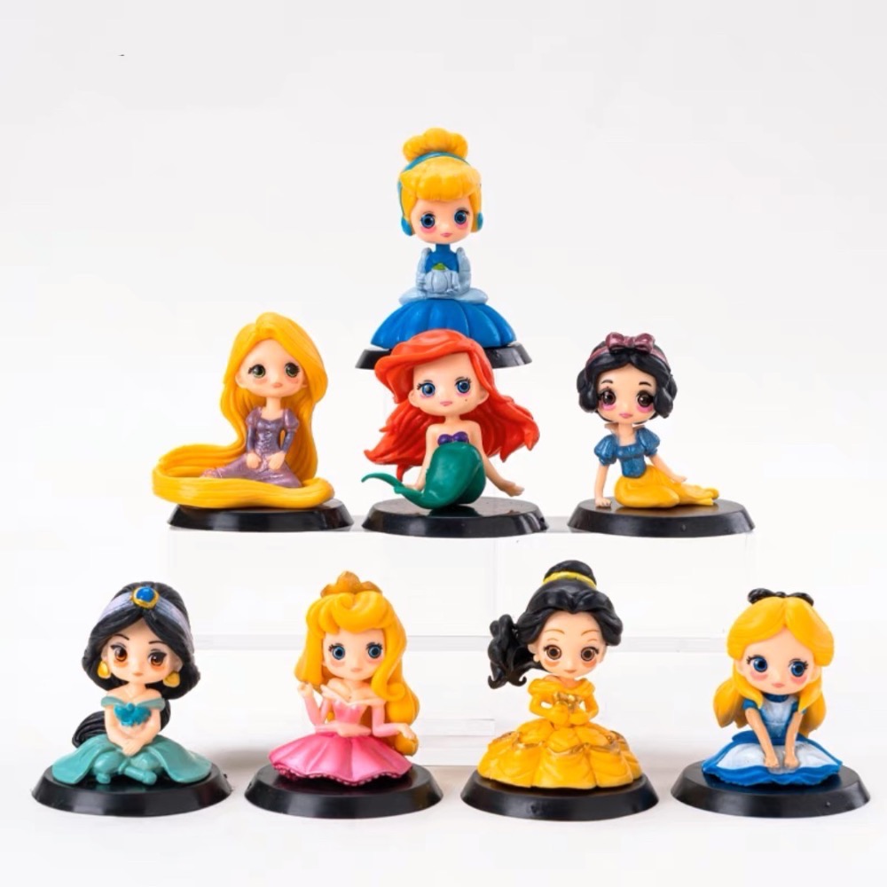 迪士尼 Disney 貝兒 美女與野獸 阿拉丁 茉莉 睡美人 奧蘿拉 白雪公主 愛麗絲 灰姑娘 仙度瑞拉 愛麗兒 公仔-細節圖7