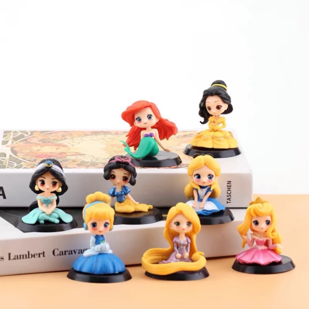 迪士尼 Disney 貝兒 美女與野獸 阿拉丁 茉莉 睡美人 奧蘿拉 白雪公主 愛麗絲 灰姑娘 仙度瑞拉 愛麗兒 公仔-細節圖9