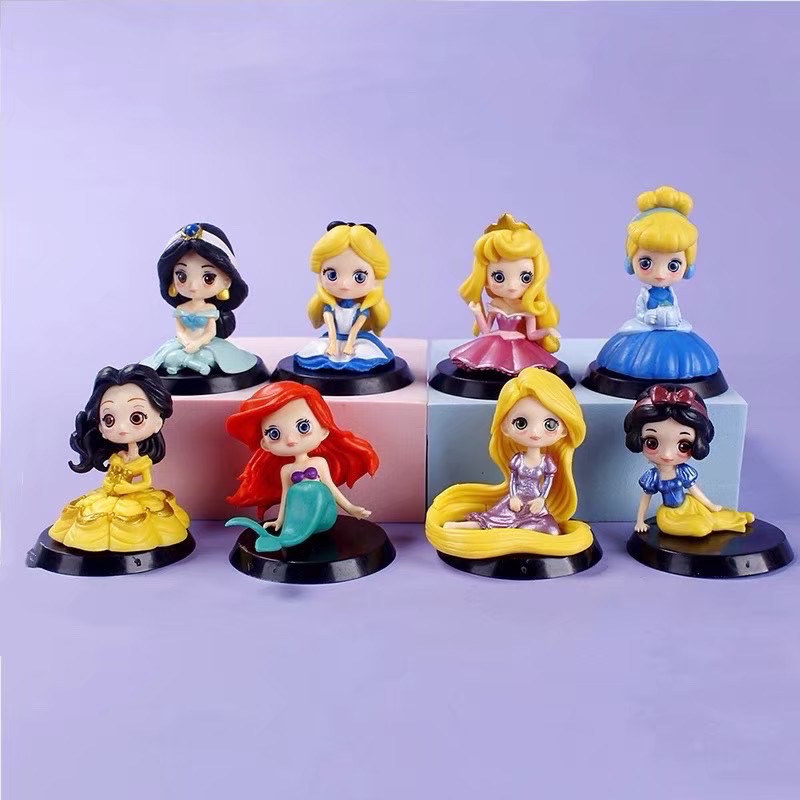 迪士尼 Disney 貝兒 美女與野獸 阿拉丁 茉莉 睡美人 奧蘿拉 白雪公主 愛麗絲 灰姑娘 仙度瑞拉 愛麗兒 公仔-細節圖11
