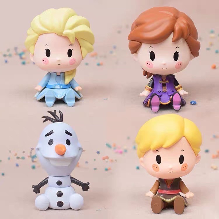 迪士尼 Disney 坐坐公主 坐坐系列 泡泡瑪特 冰雪奇緣 艾莎 安娜 雪寶 卡通 動漫 玩具 盲盒 公仔 可愛-細節圖5