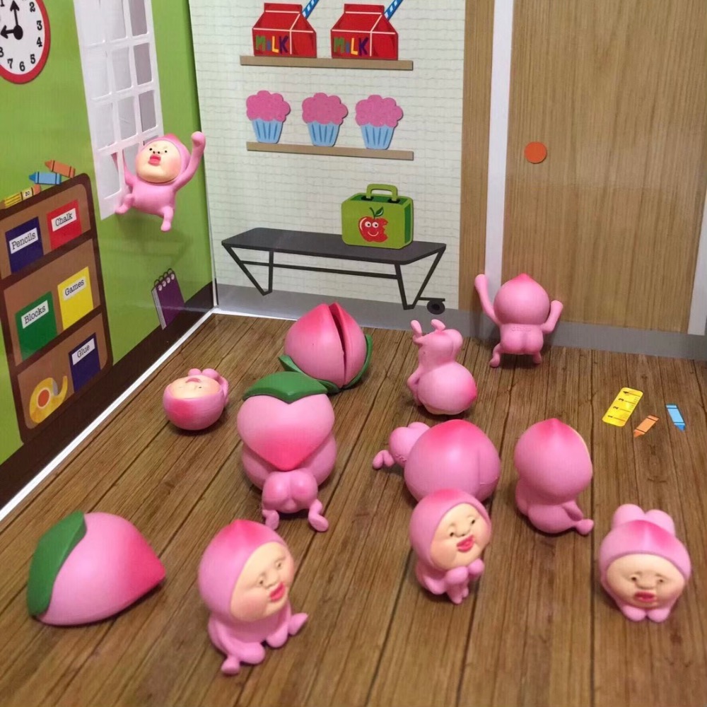 醜比頭 粉屁桃 疊疊樂 桌遊 草斑精 奶奶頭 小花頭 紅蘑菇 浮萍娃 赤羽佛 食蟲花 公仔 玩具 桌遊 擺件 療癒 禮物-細節圖7