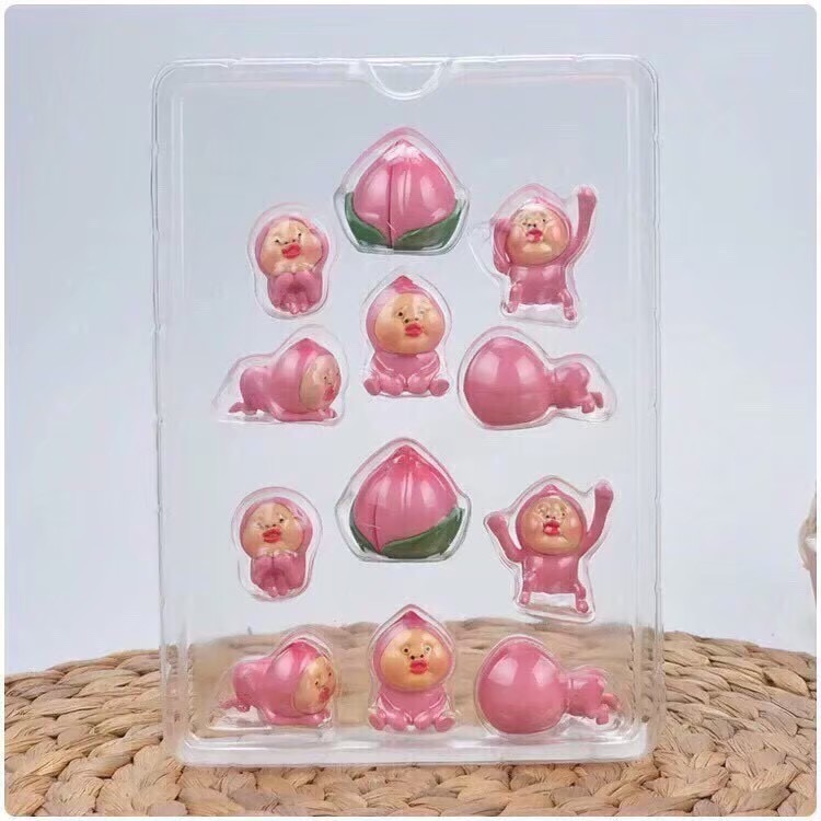 醜比頭 粉屁桃 疊疊樂 桌遊 草斑精 奶奶頭 小花頭 紅蘑菇 浮萍娃 赤羽佛 食蟲花 公仔 玩具 桌遊 擺件 療癒 禮物-細節圖9