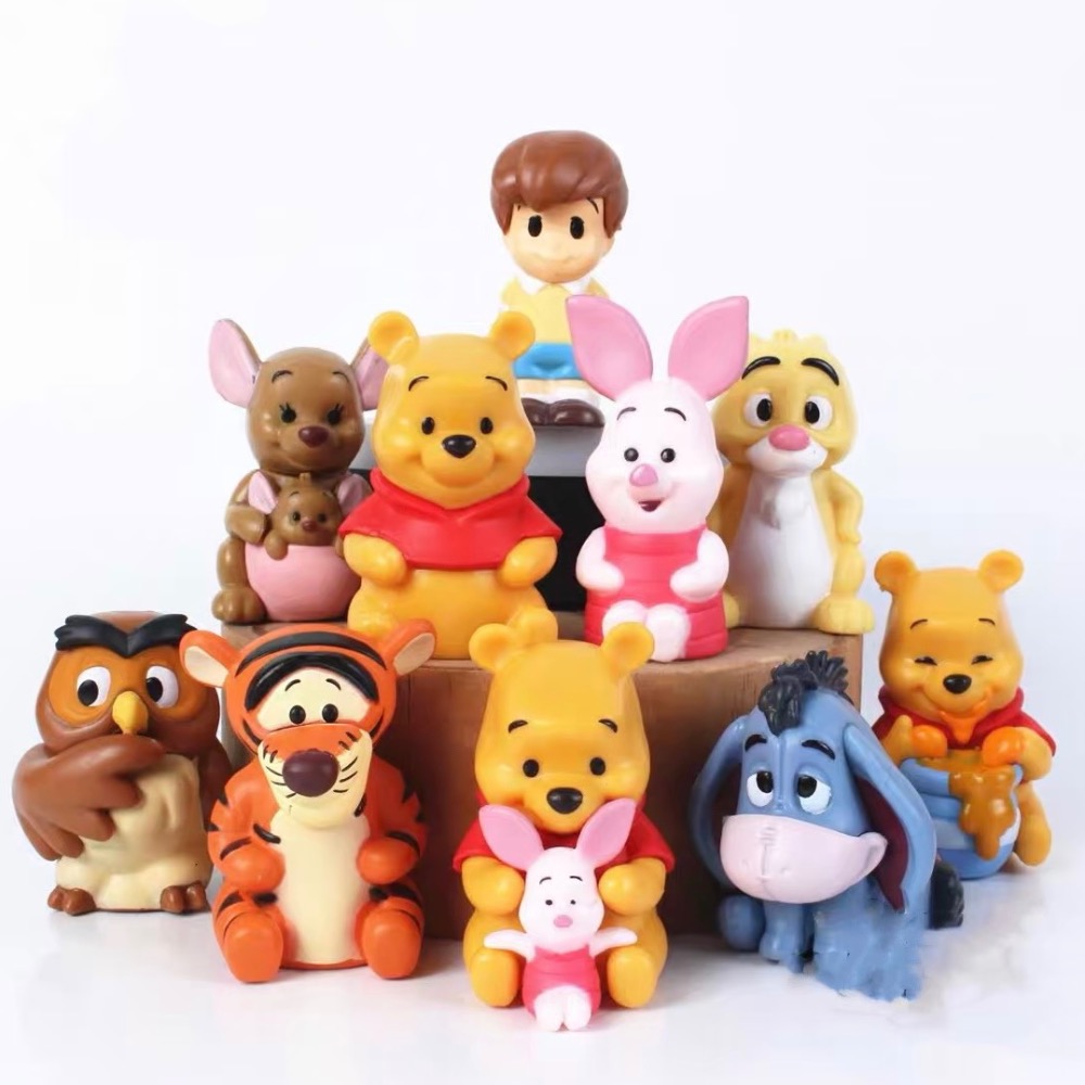 迪士尼 Disney 小熊維尼 跳跳虎 瑞比 小荳 屹耳 羅賓 貓頭鷹 小豬 袋鼠媽媽 公仔 卡通 動漫 擺件 玩具 - 酷洛米童話