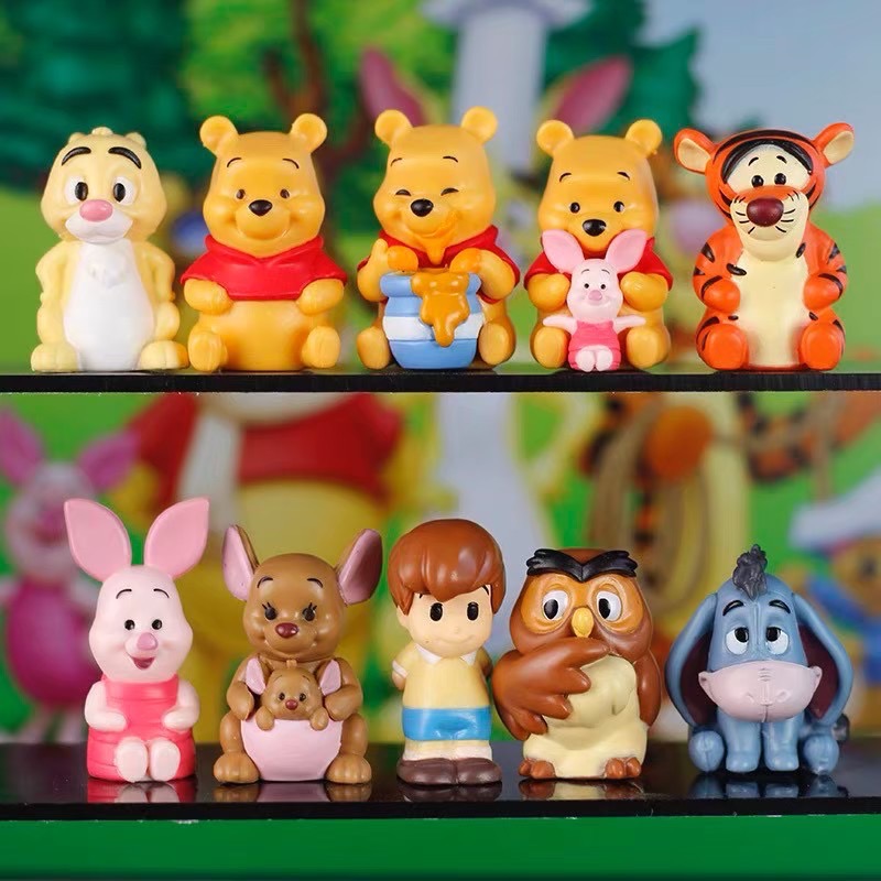 迪士尼 Disney 小熊維尼 跳跳虎 瑞比 小荳 屹耳 羅賓 貓頭鷹 小豬 袋鼠媽媽 公仔 卡通 動漫 擺件 玩具-細節圖2