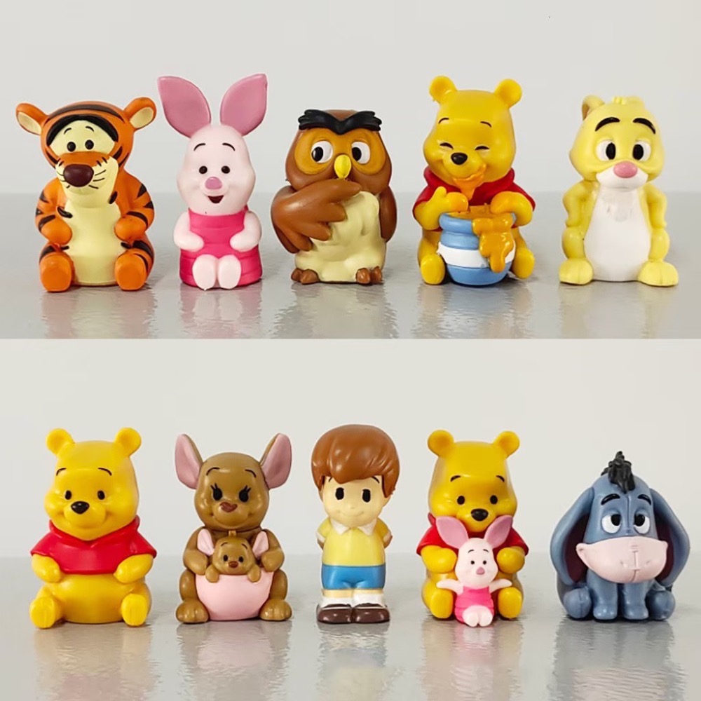 迪士尼 Disney 小熊維尼 跳跳虎 瑞比 小荳 屹耳 羅賓 貓頭鷹 小豬 袋鼠媽媽 公仔 卡通 動漫 擺件 玩具-細節圖3