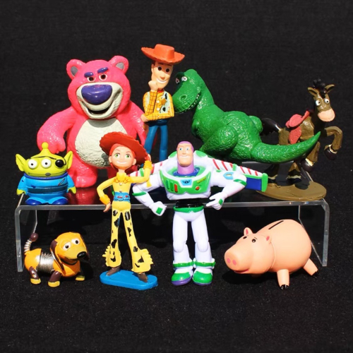 迪士尼 皮克斯 玩具總動員 抱抱龍 擺件 胡迪 巴斯光年 翠絲 彈簧狗 熊抱哥 三眼怪 紅心 卡通 動漫 玩具 擺件