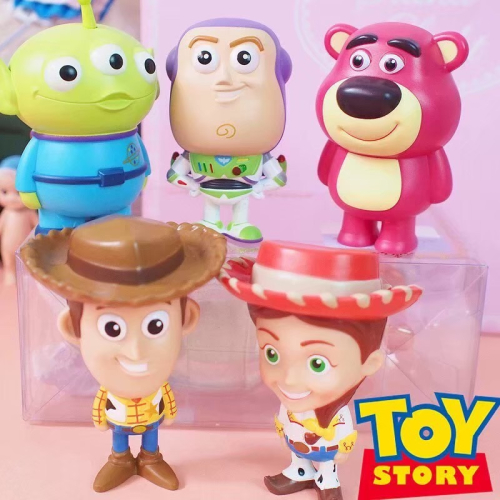 Disney 迪士尼 皮克斯 玩具總動員 巴斯光年 胡迪 翠絲 三眼怪 熊抱哥 盲盒 公仔 玩具 可愛 擺件 禮物 盒裝