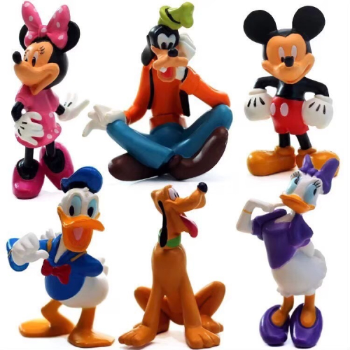 Disney 迪士尼 米奇 米妮 黛西 唐老鴨 高飛 布魯多 童玩 療癒 蛋糕 多肉 動漫 卡通 模型 玩具 公仔 擺件