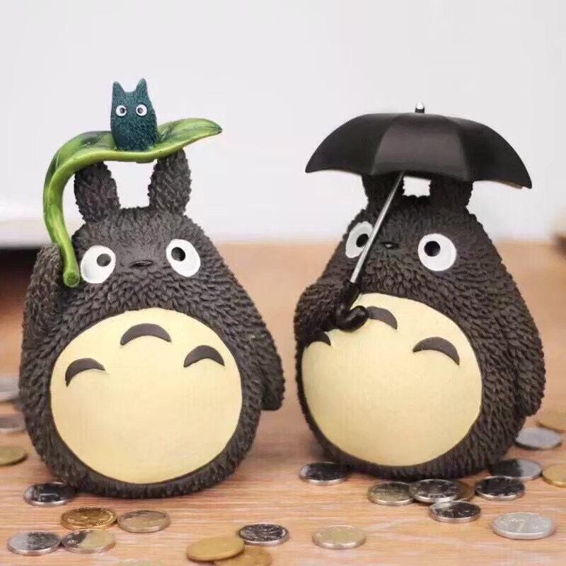 宮崎駿 吉卜力 TOTORO 龍貓 零錢筒 存錢筒 創意 可愛 療癒 造型 擺飾 擺飾 公仔 玩具 送禮 禮物 交換禮物-細節圖2
