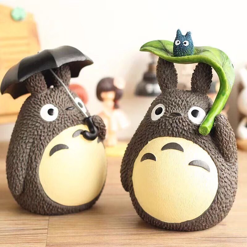 宮崎駿 吉卜力 TOTORO 龍貓 零錢筒 存錢筒 創意 可愛 療癒 造型 擺飾 擺飾 公仔 玩具 送禮 禮物 交換禮物-細節圖3