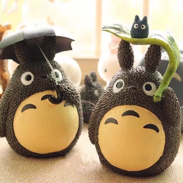 宮崎駿 吉卜力 TOTORO 龍貓 零錢筒 存錢筒 創意 可愛 療癒 造型 擺飾 擺飾 公仔 玩具 送禮 禮物 交換禮物-細節圖4