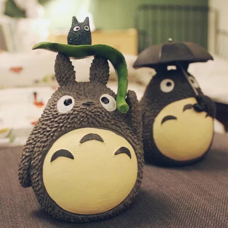 宮崎駿 吉卜力 TOTORO 龍貓 零錢筒 存錢筒 創意 可愛 療癒 造型 擺飾 擺飾 公仔 玩具 送禮 禮物 交換禮物-細節圖5