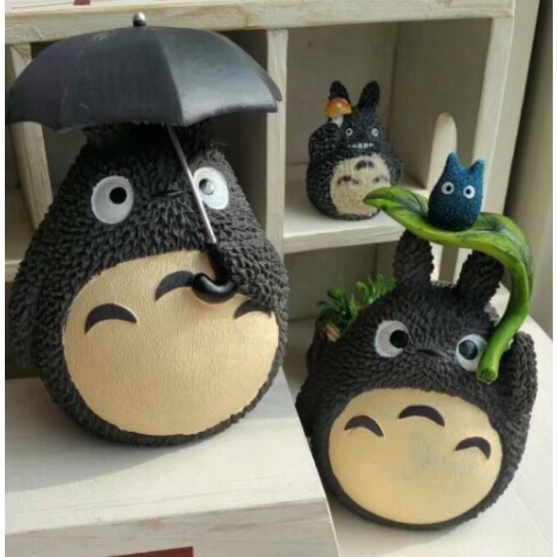 宮崎駿 吉卜力 TOTORO 龍貓 零錢筒 存錢筒 創意 可愛 療癒 造型 擺飾 擺飾 公仔 玩具 送禮 禮物 交換禮物-細節圖6