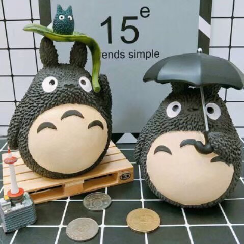 宮崎駿 吉卜力 TOTORO 龍貓 零錢筒 存錢筒 創意 可愛 療癒 造型 擺飾 擺飾 公仔 玩具 送禮 禮物 交換禮物-細節圖7